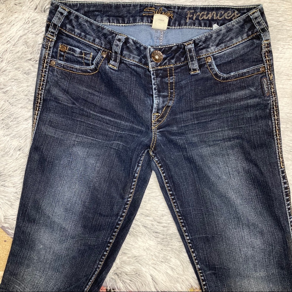 Silver Jeans Frances 29 Bootcut Medium Dark Wash
